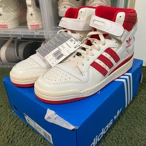 ADIDAS FORUM HIGH RED SIZE 9.5